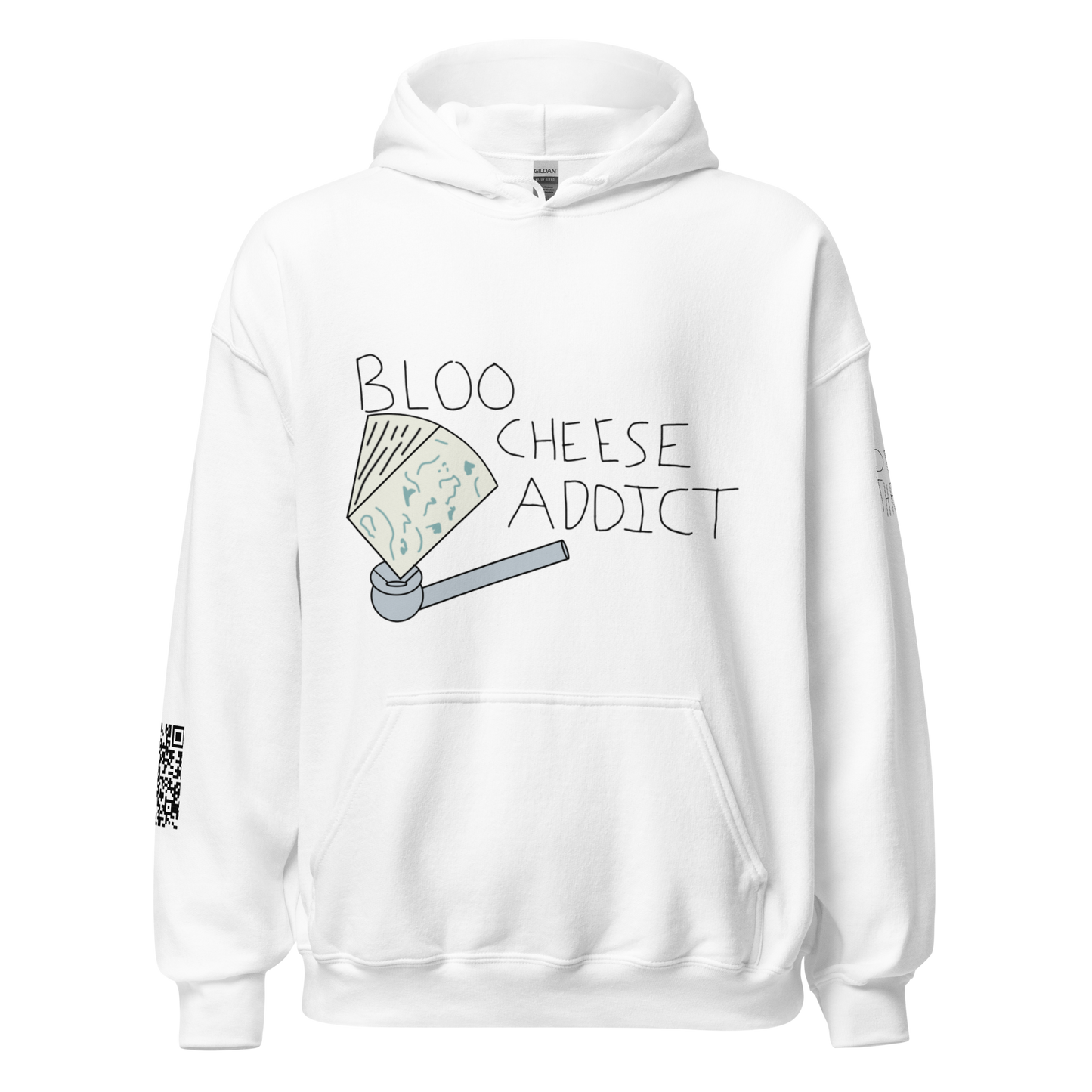 Gildan Bloo Cheese Addict Hoodie (Regular Quality)